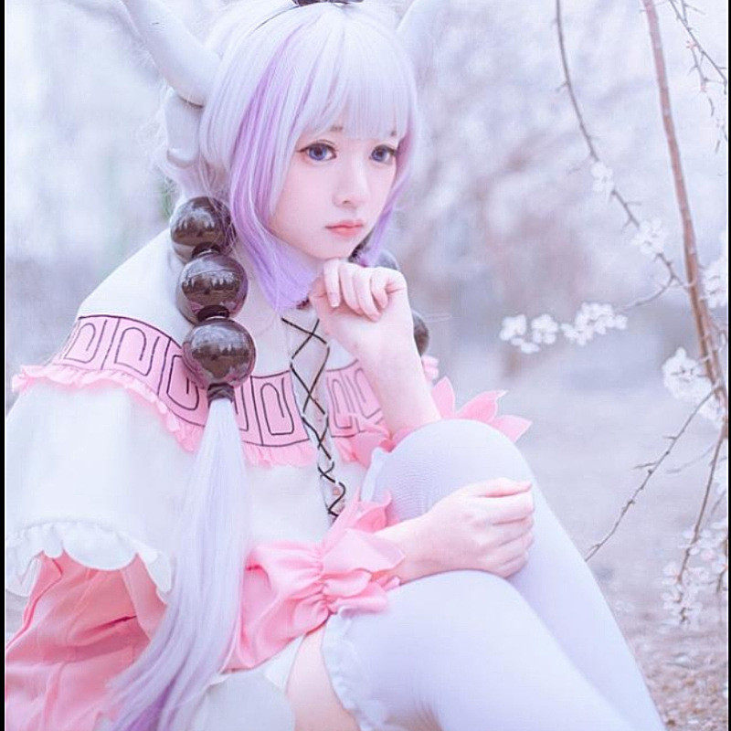 康娜cos服假发，小林家龙女仆的治愈系装扮_Cosplay女装_淘宝游戏网