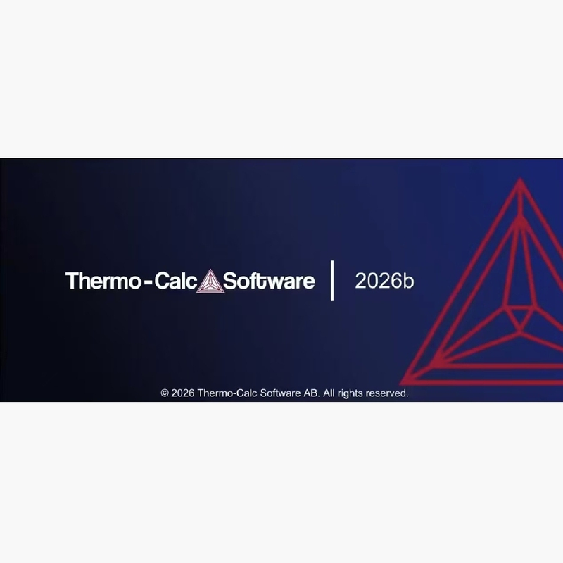 Thermo-Calc2026B Chinese Encryption Key Material Simulates Thermodynamics 2026 Full Database