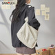 Sanfu Satchel 2023 Street Fashion Sports Series Handbag Waterproof Cable Shoulder Bag Universal Women's Bag 469246