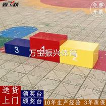 Track and field podium competition medal podium sports meeting track and field equipment childrens adult competition steel medal podium customization