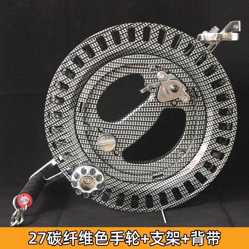 New kite wheel disc with brake anti-reverse hand holding the wind kite wire wheel mute large bearing-Taobao
