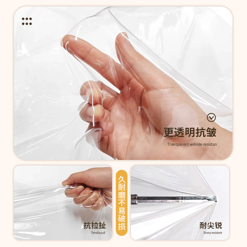 阳台防雨帘免打孔神器!PVC透明隔断帘真的能挡风挡雨吗?-成品窗帘-淘宝百科网