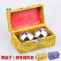 Baoding Iron Ball Health Ball Hollow Fitness Ball Players Play Solid Steel Ball Players Turn Ball Middle-aged and Elderly Elderly Gift Rehabilitation