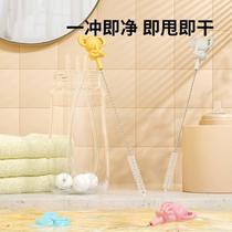 Bottle straw brush cleaning brush baby special childrens water cup gravity ball drinking tube cleaning artifact extended and small