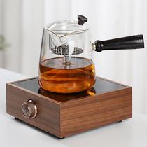 New walnut electric ceramic stove tea stove small iron kettle tea maker energy-saving household mini silent tea making tea stove