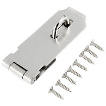 Auburn stainless steel buckle hanging 4 inch padlock hasp door nose thickened lock buckle 100MM