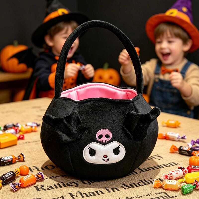 Halloween Pumpkin Candy Basket Pumpkin Lantern Candy Bag Children's Handbag Candy Bag Props Pumpkin Packaging Decorations