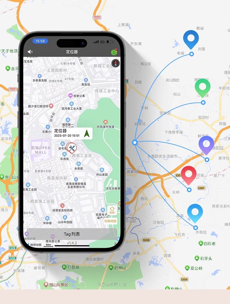 gps автотрекер 【萌宠造型】免充电超长待机定位