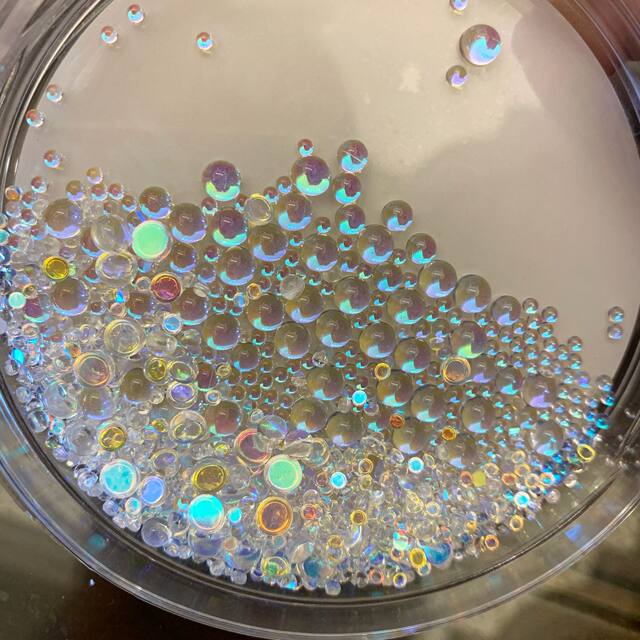 Half-Round Flat-Bottomed Mermaid Beads, Aurora Diamond Nail Art Half-Round Glass Beads, DIY Jewelry Accessories, Fluorescent Diamond Candy Beads Mix