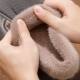 2025 New Model Men's and Women's Winter Waterproof Leather Slippers, Fleece-Lined and Thickened, for Home Use, Indoor Non-Slip, Warm, Suitable for Outdoor Wear in Winter