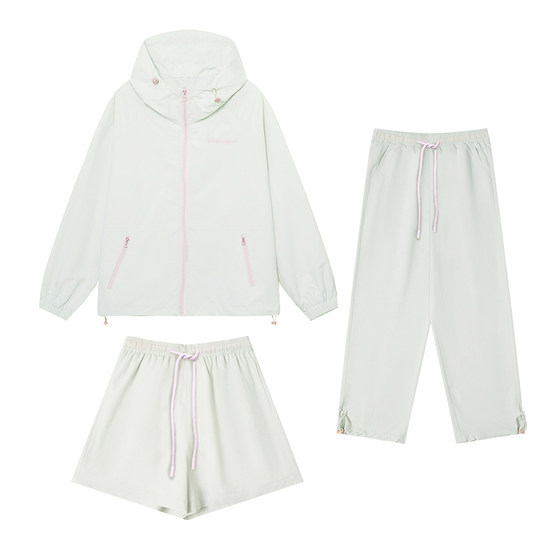 [吴优推荐]上衣+短裤+长裤三件套