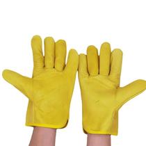 First layer sheep green drivers gloves sheepskin gloves comfortable and soft full leather welding work gloves short welding gloves