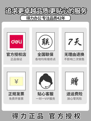 得力27530碎纸机办公室专用大型家用小型自动 桌面电动文件粉碎机