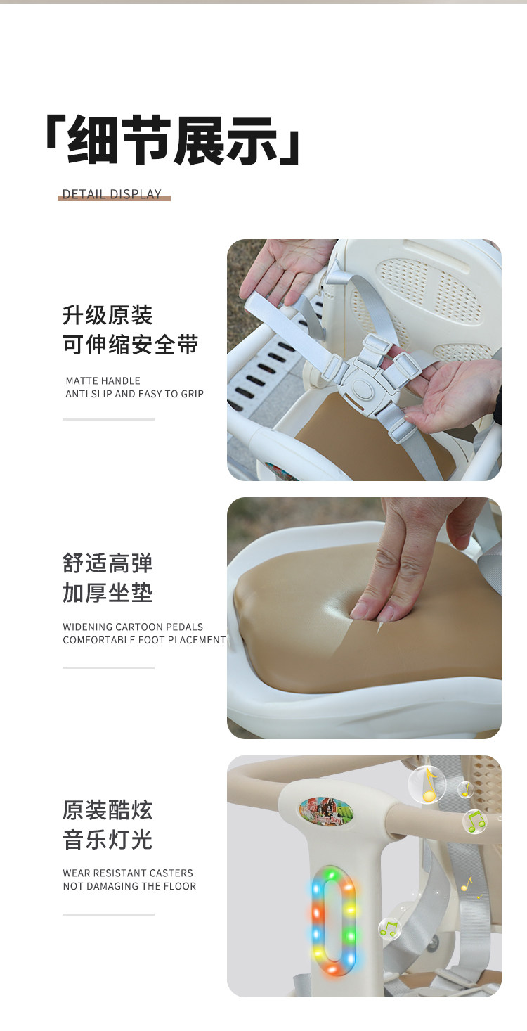 Electric Vehicle Child Seat, Foldable Bicycle Universal Height-Adjustable Safety Seat, Electric Motorcycle Small Space Seat