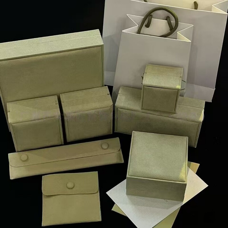 Buddhist Jewelry Light Luxury Bracelet Box, Necklace Box, Elegant Bracelet Box, Earring Box, Ring Box, Four-Leaf Clover High-End Gift Box