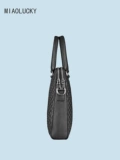 MIAOLUCKY Кожаная элитная сумка через плечо, из натуральной кожи