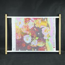 New wooden embroidery frame adjustable embroidery tool frame large square embroidery frame handheld cross stitch frame for embroidery