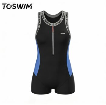 Toswim tuosheng genuine one-piece swimsuit women's flat corner hot spring vacation