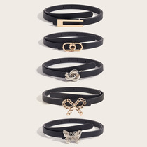 Japan FC belt womens style new versatile fashion decorative jeans retro small trousers womens belt