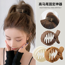 High Horse Tail Grip Clip Fixed Theorist Advanced Senses Horse Tail Button Hair Clip 8-Word Femme Shark Clip Hairpin Clip Accessoires Femme