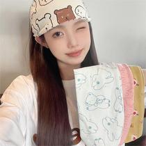 Fashion internet celebrity spring summer and autumn postpartum confinement headband breathable and sweat-absorbent pure cotton maternity confinement hat wide-brimmed and thin