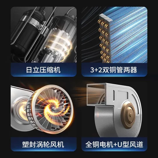 Xinfei Industrial Dehumidifier High-Power Drying Moisture Absorber Dehumidifier Basement Garage Dehumidifier