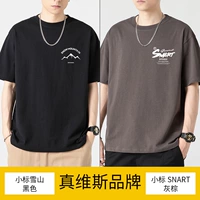 Маленькая этикетка Снежная гора черная + маленькая метка Snart Grey Brown