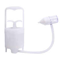 Nasal aspirator for infants and young children hand-pulled negative pressure suction device for newborn babies and children to remove nasal congestion