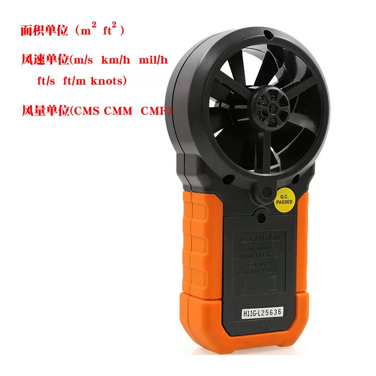 Huayi PM6252B/Một máy đo gió kỹ thuật số cầm tay có độ chính xác cao máy đo gió và dụng cụ kiểm tra nhiệt độ và độ ẩm