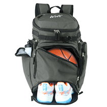 Mesh shoes basketball bag training bag football bag backpack multifunctional backpack dry and wet separate independent shoe bag WOLT