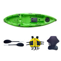 Bo Shidong 2 67-meter single platform boat rotomolded kayak wooden boat 1 person small boat plastic boat 1 boat 1 oar 1 rescue