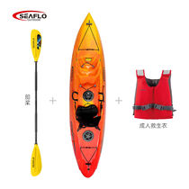 SEAFLOOUTDOOR kayak single platform boat rowing boat hard boat rafting boat adventure canoe water leisure