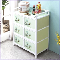 Cupboard household aluminum alloy cabinet simple kitchen cabinet stove cabinet living room balcony cabinet storage cabinet kitchen storage cabinet