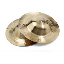 QinCi Beijing cymbals large and small military cymbals water cymbals drum cymbals Beijing cymbals professional copper cymbals wide cymbals small cap cymbals