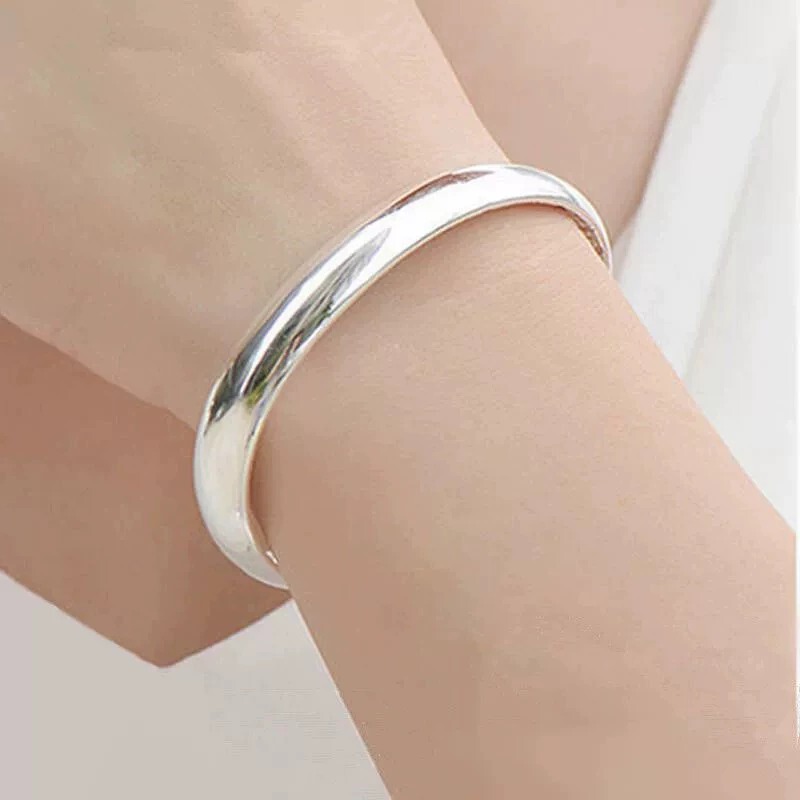 Trendy Bracelet for Women, Dragon and Phoenix Push-Pull Silver-Plated Bracelet, Simple Bracelet, Gift for Mom or Girlfriend