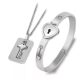 Couple Bracelets, Women's Necklaces, a Pair of Bracelets, Bracelets for Girlfriends, Engraved Gifts, Unbreakable Heart Lock