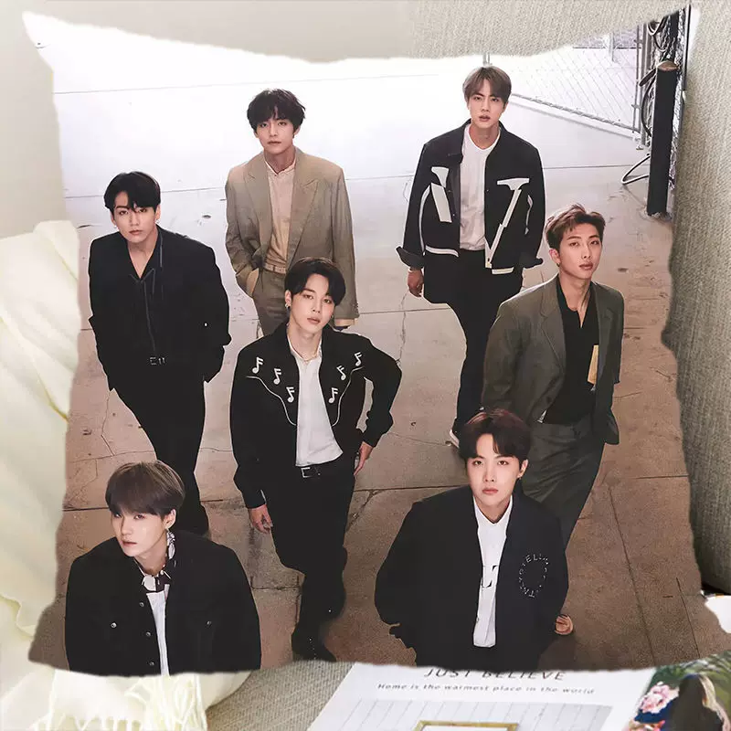 Плед/подушка BTS участник Пиллоу Пиллоу Стар Фанатам Помощь День Рождения Подарки Студенту Подушка-кукла