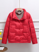 Bosden Jointly Branded Lightweight Down Jacket Womens Short 2023 New Fashionable Autumn and Winter Lightweight White Duck Down Jacket