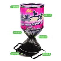 多种规格涂胶网布黑坑鱼护不锈钢圈户外垂钓装鱼鱼渔护