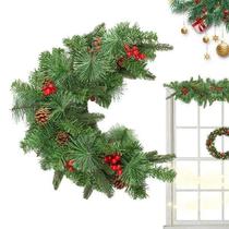 Artificial Floral Wreaths Christmas Mailbox Wreath