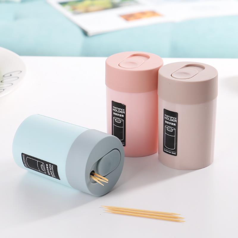 Creative Toothpick Box Barrel Upscale Home Nordic Ins Restaurant Portable Carry-on Personality Toothpick Pot Toothpick Barrel-Taobao