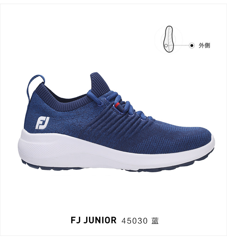 Footjoy Гольф мужской и женщины ребенок кроссовки Pro SL Junior подростков гольф обучение спортивной обуви 