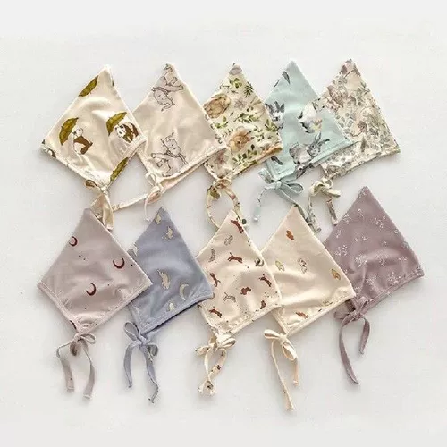 Хлопковая детская капота для капота идеальная шапочка для открытия