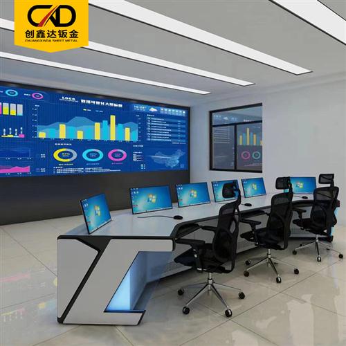 Monitor operating table command center dispatching desk dual link triple thickened wood set with control room console in desk-Taobao