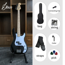 DLASO Professional Electric Bass Electric Bass Package Bass Beginner 4 Four-String Bass Student Band Rock Instrument A