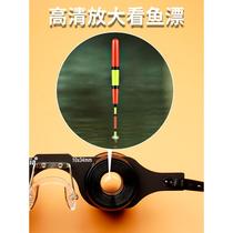 Hot-selling BIJIA fishing telescope 10 times for viewing drifting zooming in sports fashionable clear mirror tinted glasses head-mounted glasses