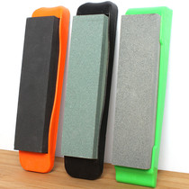 Household large double-sided sharpening stone kitchen fine with non-slip base sharpening natural oil stone diamond kitchen knife sharpener