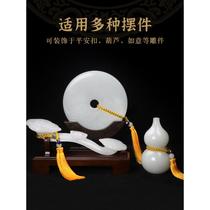 Safe Button Flow Suo Suo Swing Piece Golden Yellow Scion Decorative Pearl Double-Flow Supendant Flow Suhuang Rope Hanging Ornament