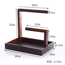 Solid wood Handstring Shelf Home Containing Jewelry Shelf Hanging Bracelet Buddha Everest Play with Handheld Ornament Shelf Key Necklace display