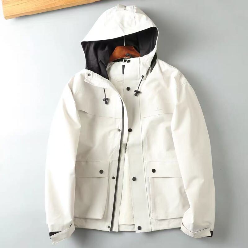 633 - Luo Muhan Brand Withdraws from the Market! Hooded Mountaineering Outdoor Workwear Jacket